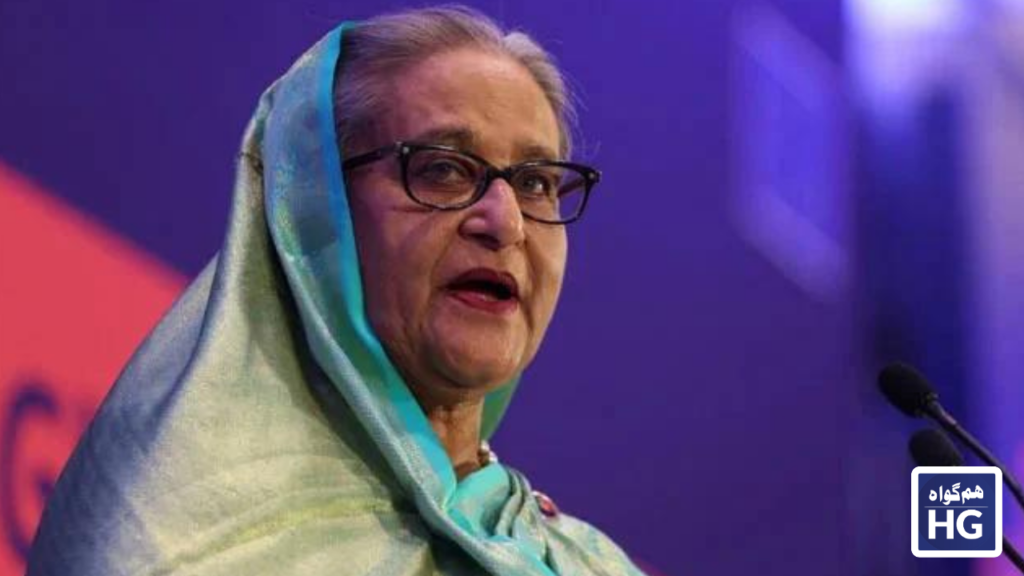 Why did Hasina Wajid flee to India after stepping down from power?